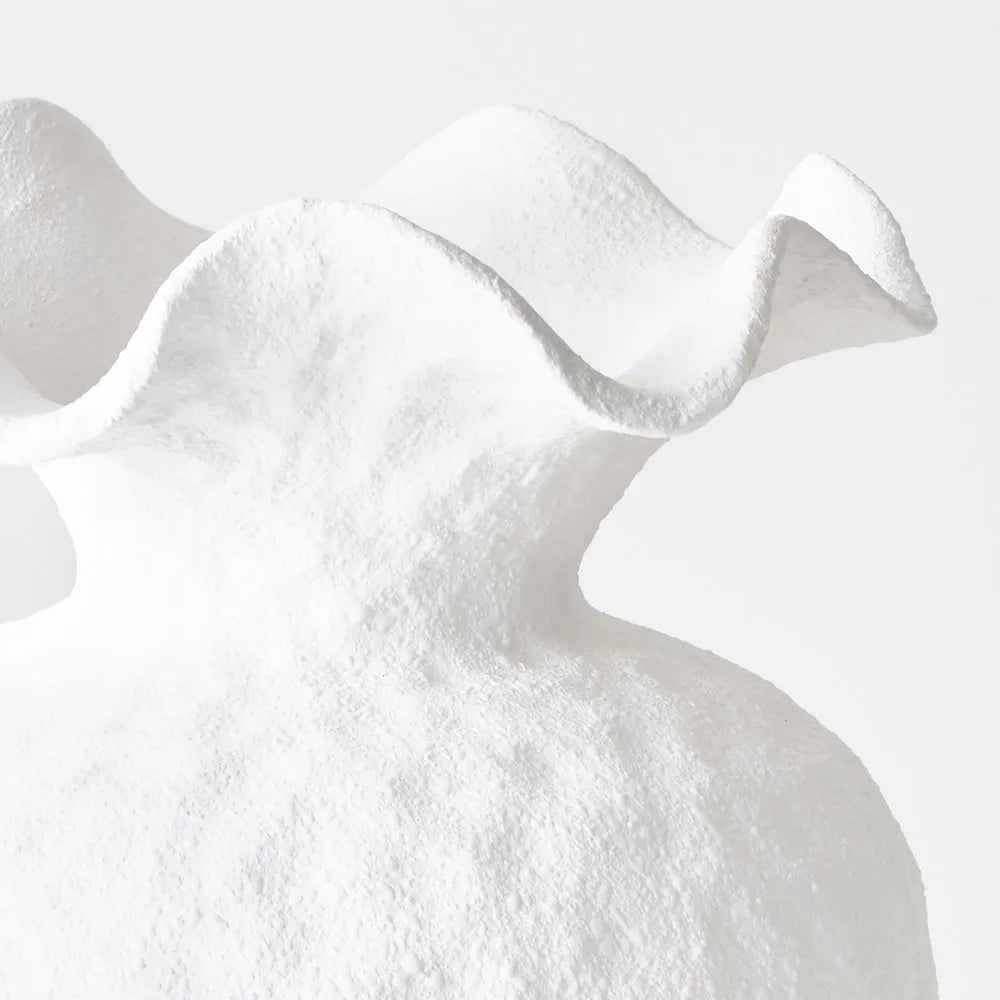 Vase Namoli - White - 24cmhx19cmd