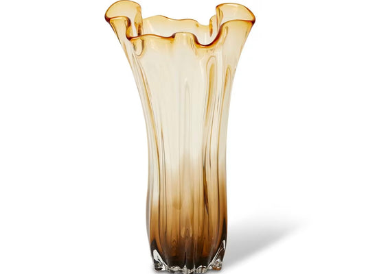 Timberly Vase Amber - 20x20x40 cm