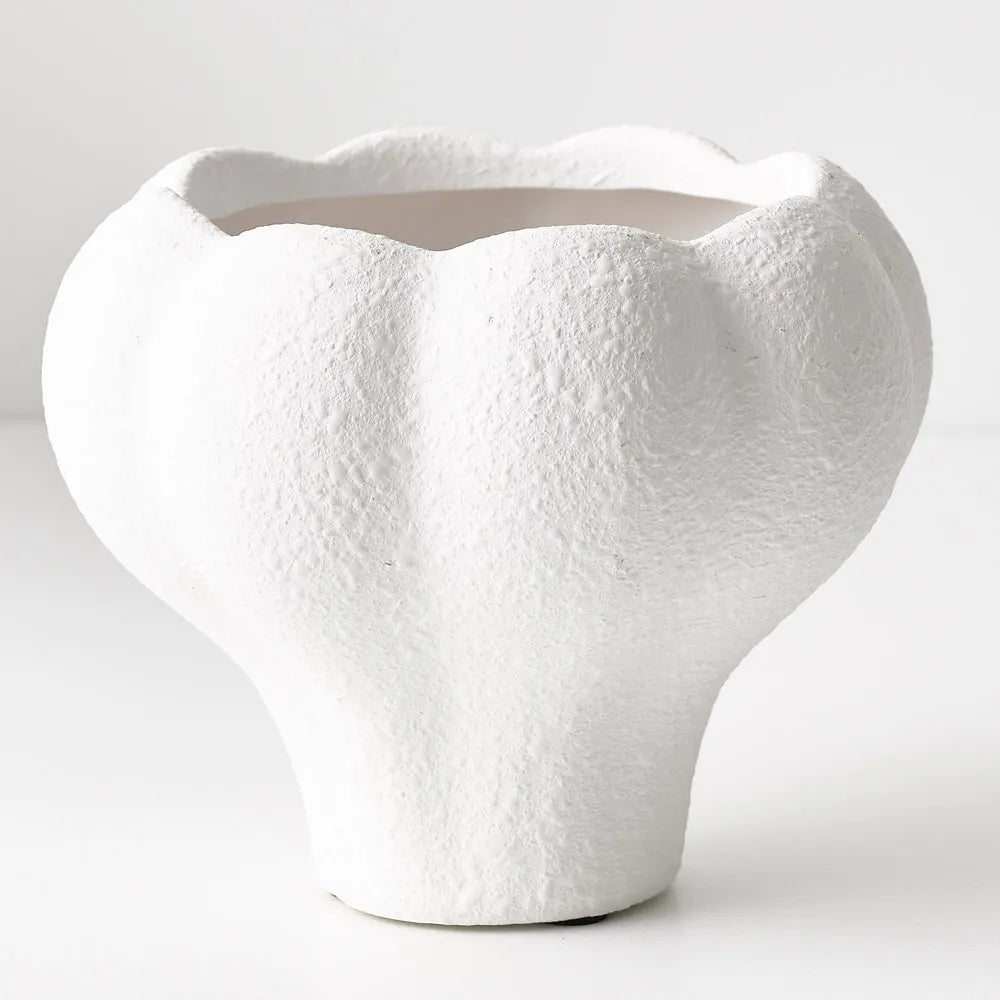 Aura Pot - White - 16x19 cm