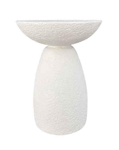 Avana Side Table - Milky White