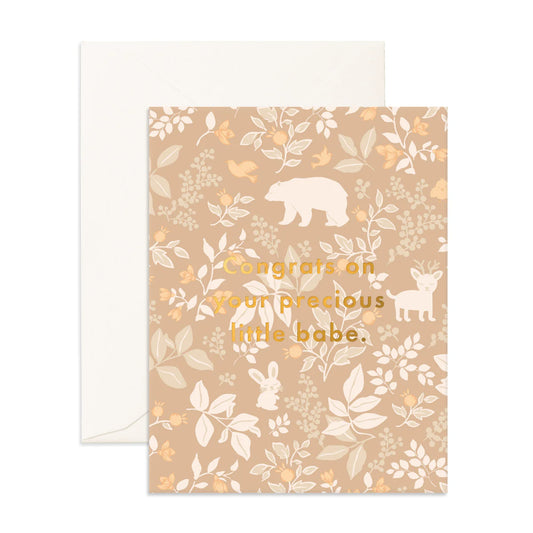 Precious Babe - Greeting Card