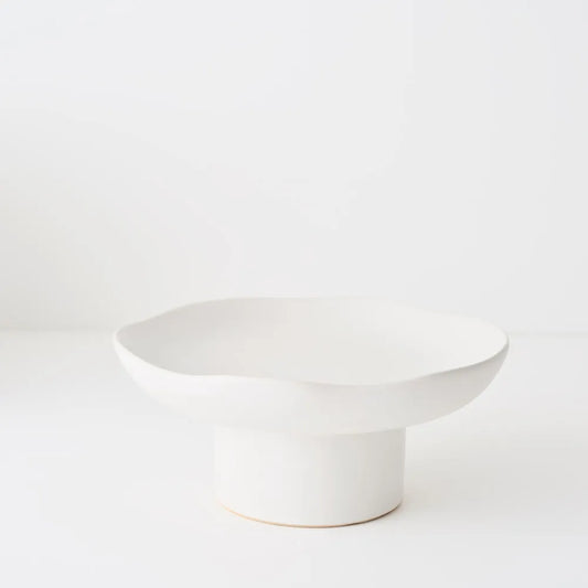 Fisko Pedestal Stand - White - 12cmhx27cmd