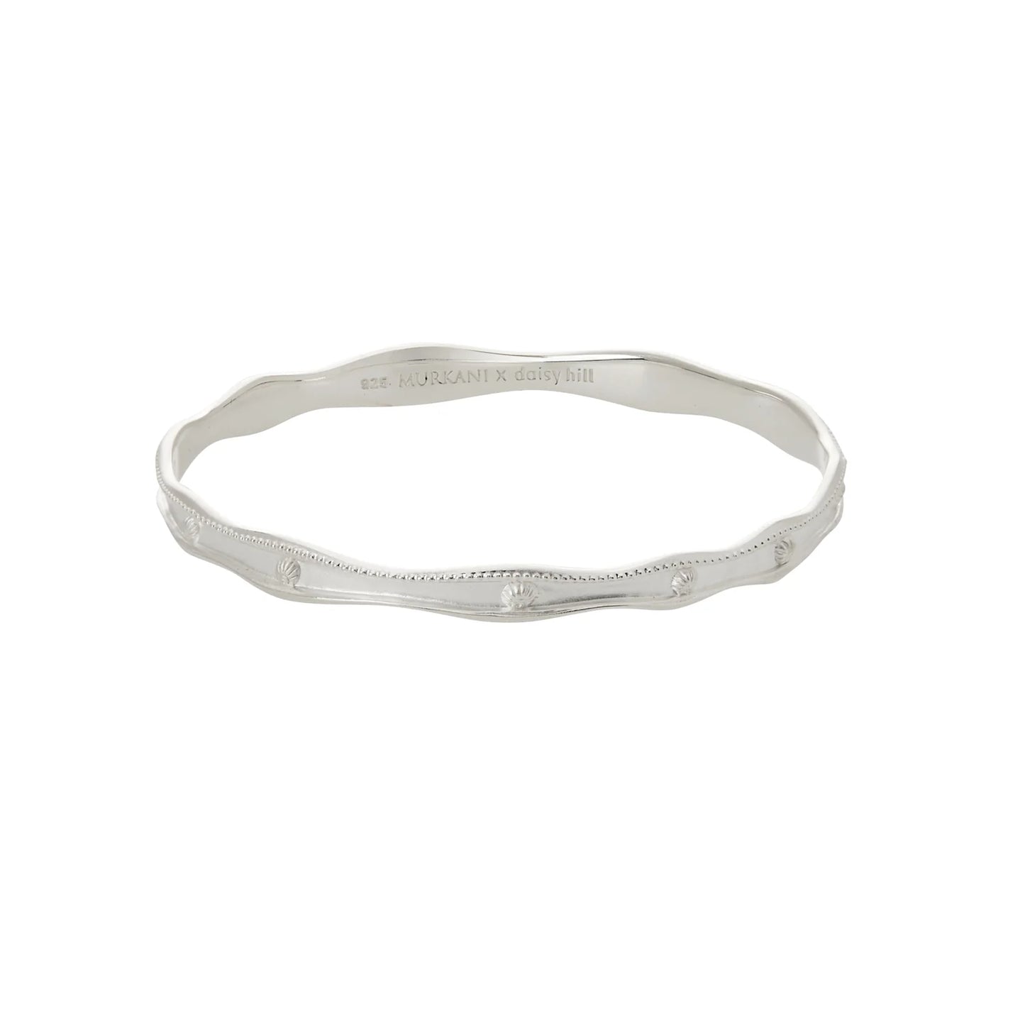 Ocean Dreamer Wave Bracelet In Sterling Silver