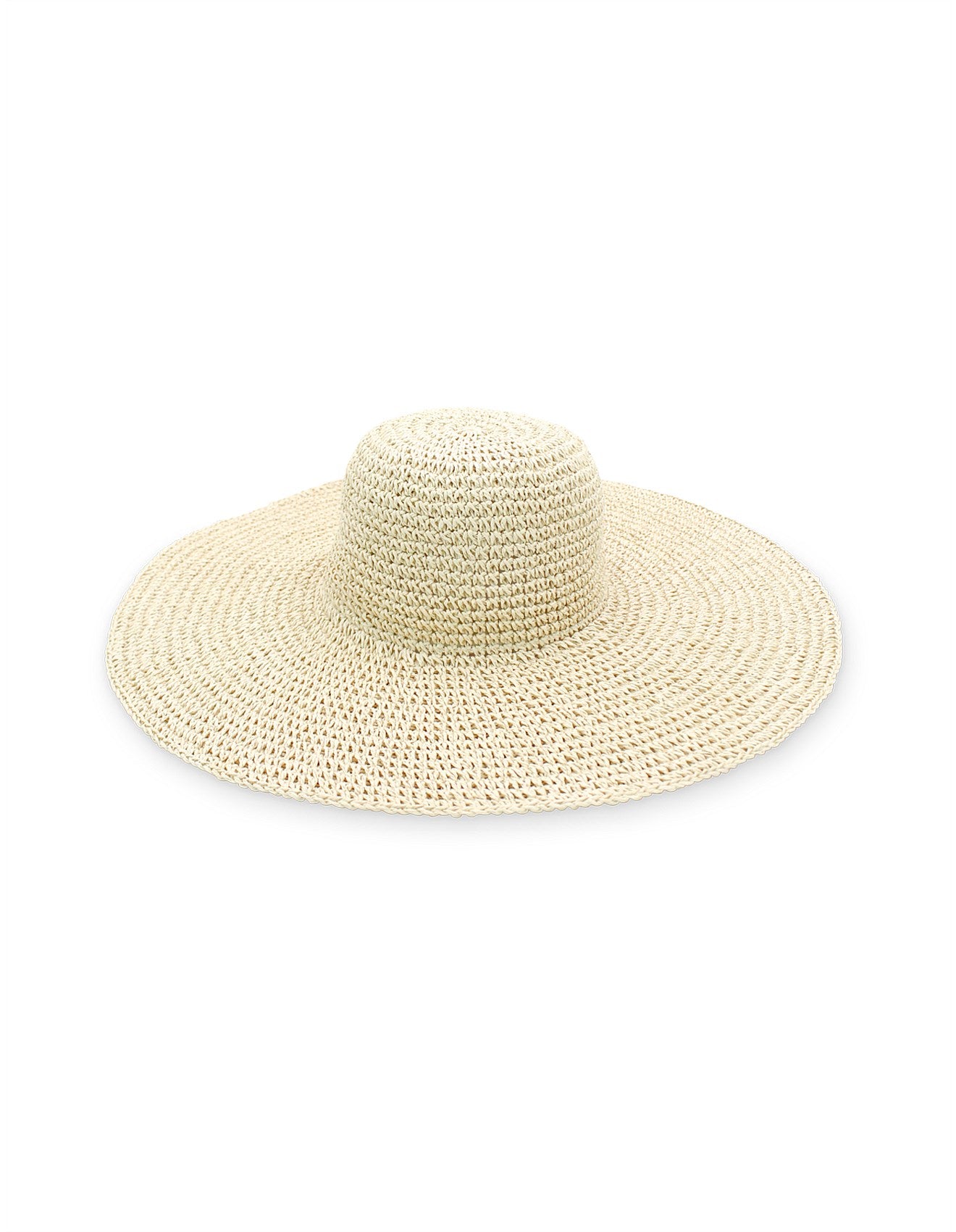 Sabrina  Floppy Hat - Natural