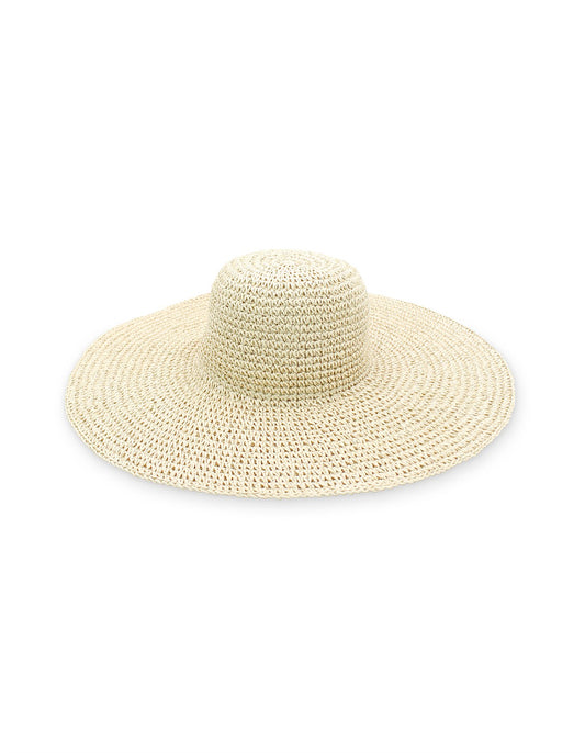 Sabrina  Floppy Hat - Natural