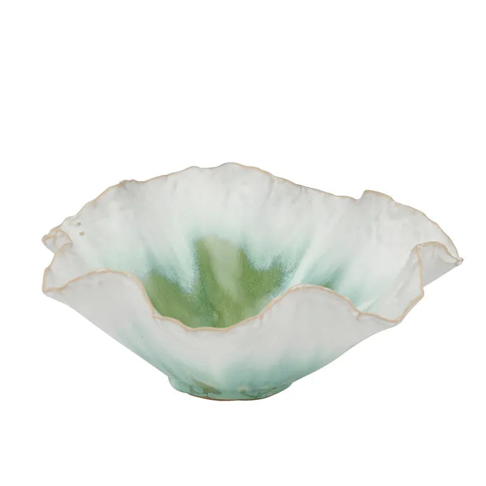 Callie Ceramic Bowl - 26 x 11cm - Green