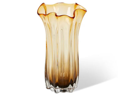 Timberly Vase Amber - 17x17x30 cm