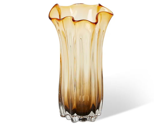 Timberly Vase Amber - 17x17x30 cm