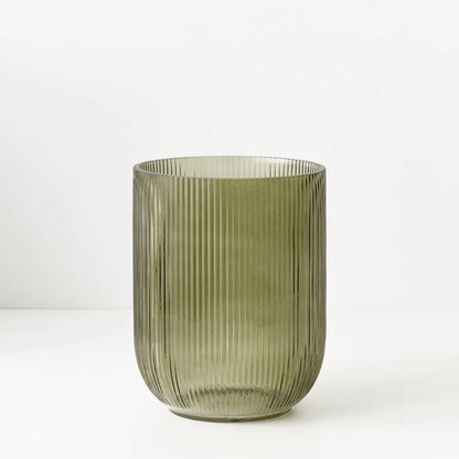 Ripple Vase - Olive - 21x16cm
