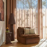 Carrington Linen Lamp - Brown