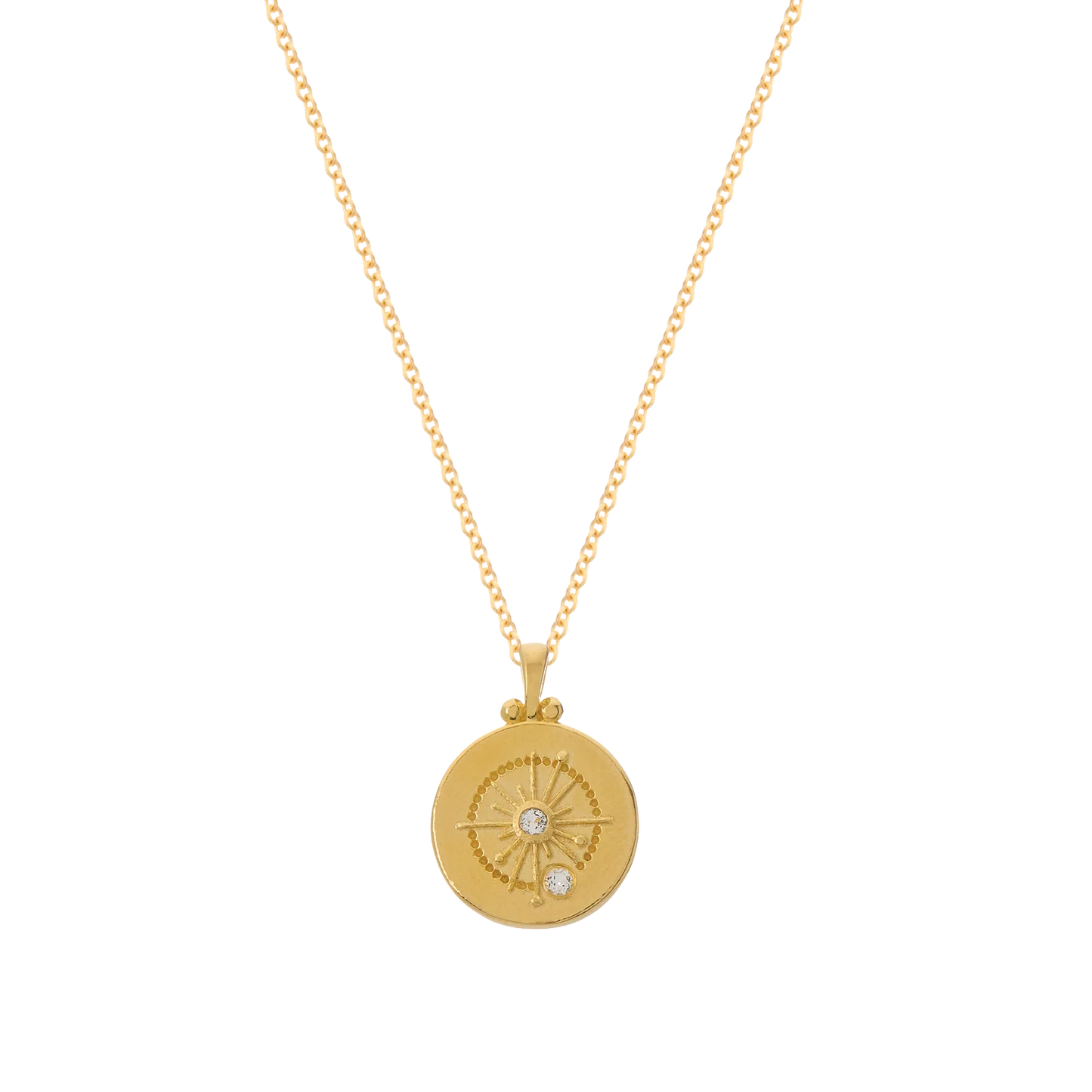 Cosmic Love Necklace - 18KT yellow Gold Plate