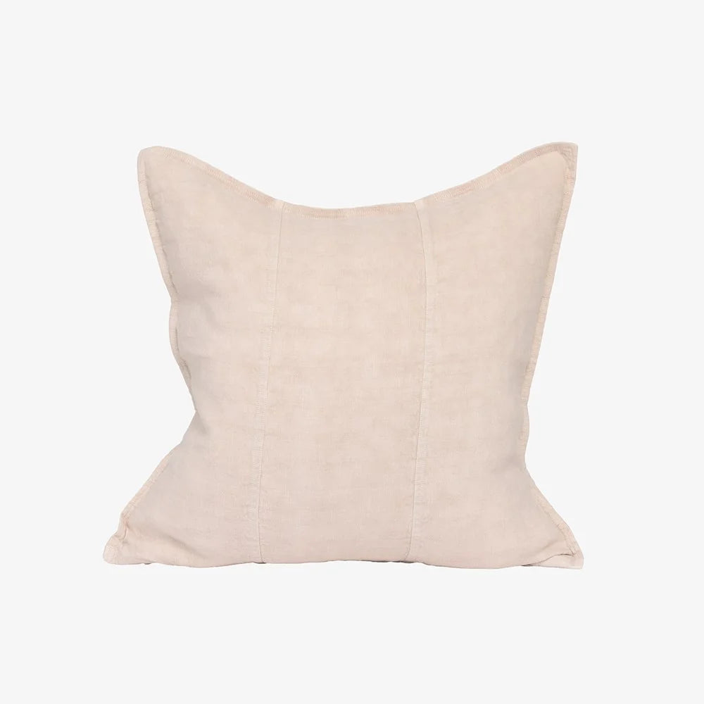 Luca Linen Cushion - 50 x 50cm - Soft Lilac