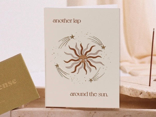 Another Lap Around The Sun  - Greeting Card