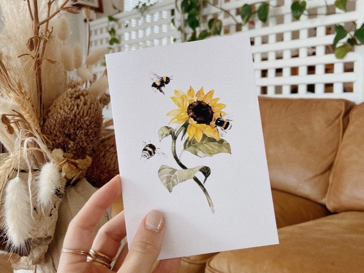 Sunflower  - Greeting Card