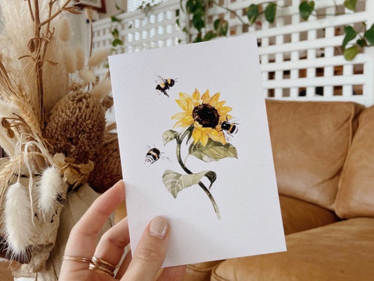 Sunflower  - Greeting Card