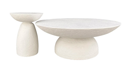 Avana Side Table - Milky White