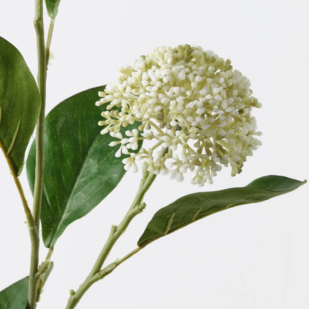 Allium Spray - White - 76cm
