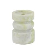 Mineral Marble Candleholder - Green 9.5 x 12cm