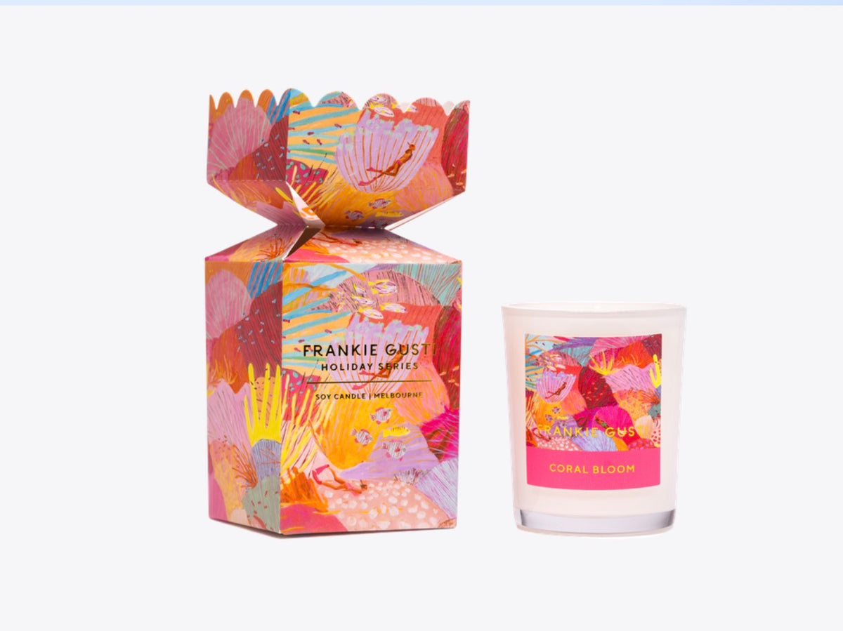 Franki Gusti - Holiday Series - Ornament - Janey Forbes - Coral Bloom