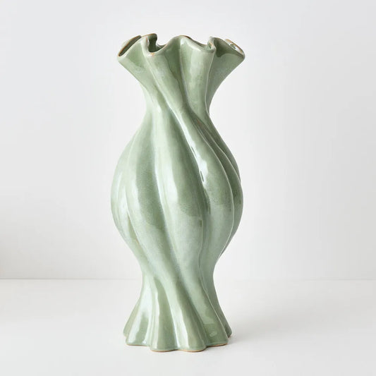 Gustel Twist Vase - Large - Pickle