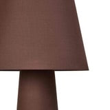 Carrington Linen Lamp - Brown