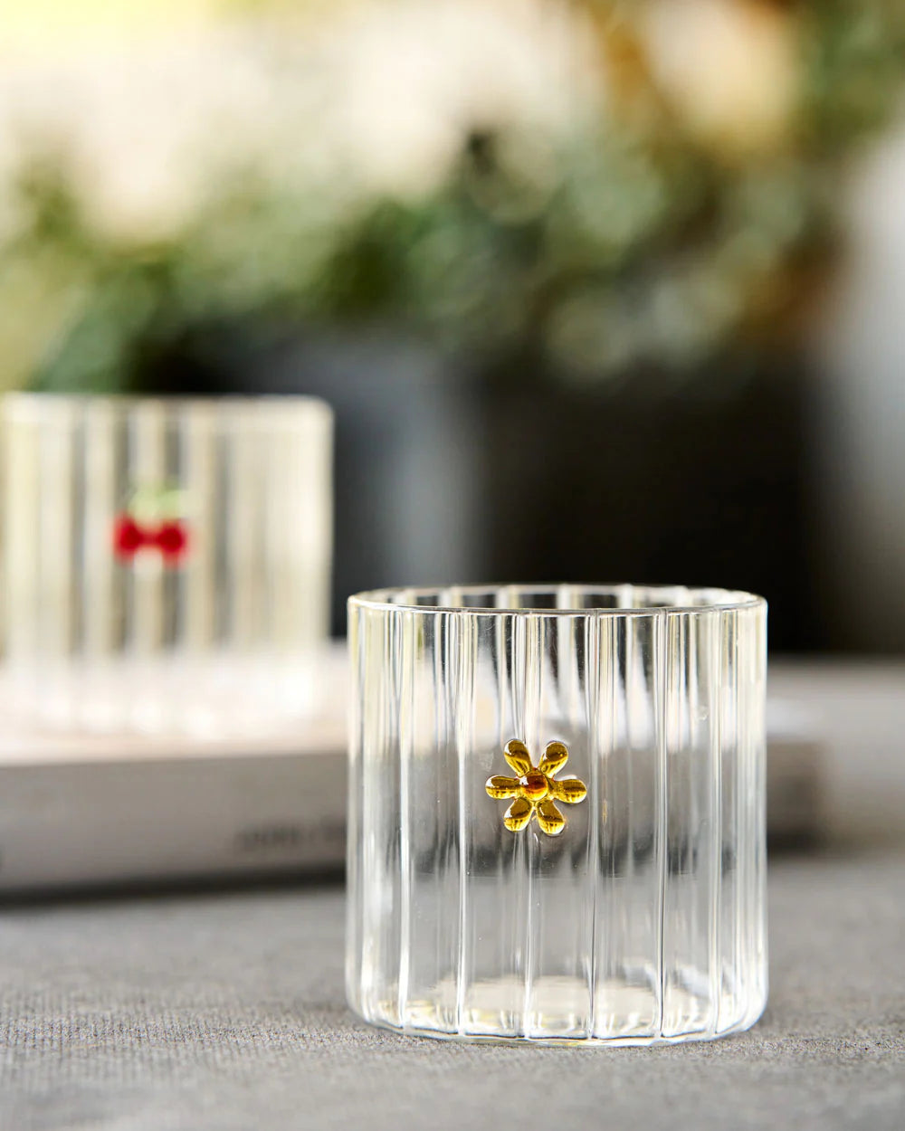 Glass Tumbler - Flower Haven