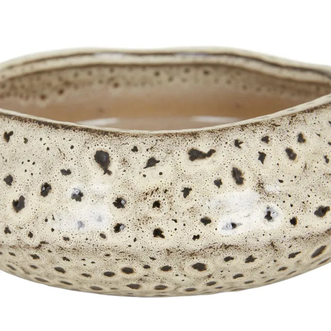 Hanson Ripple Bowl - Dark Pebble Speckle