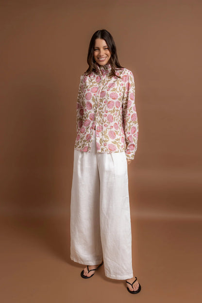 Amara Shirt - Pink Floral