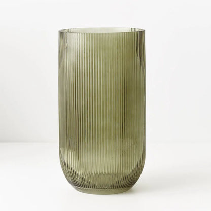 Ripple Vase - Olive - 30x16 cm