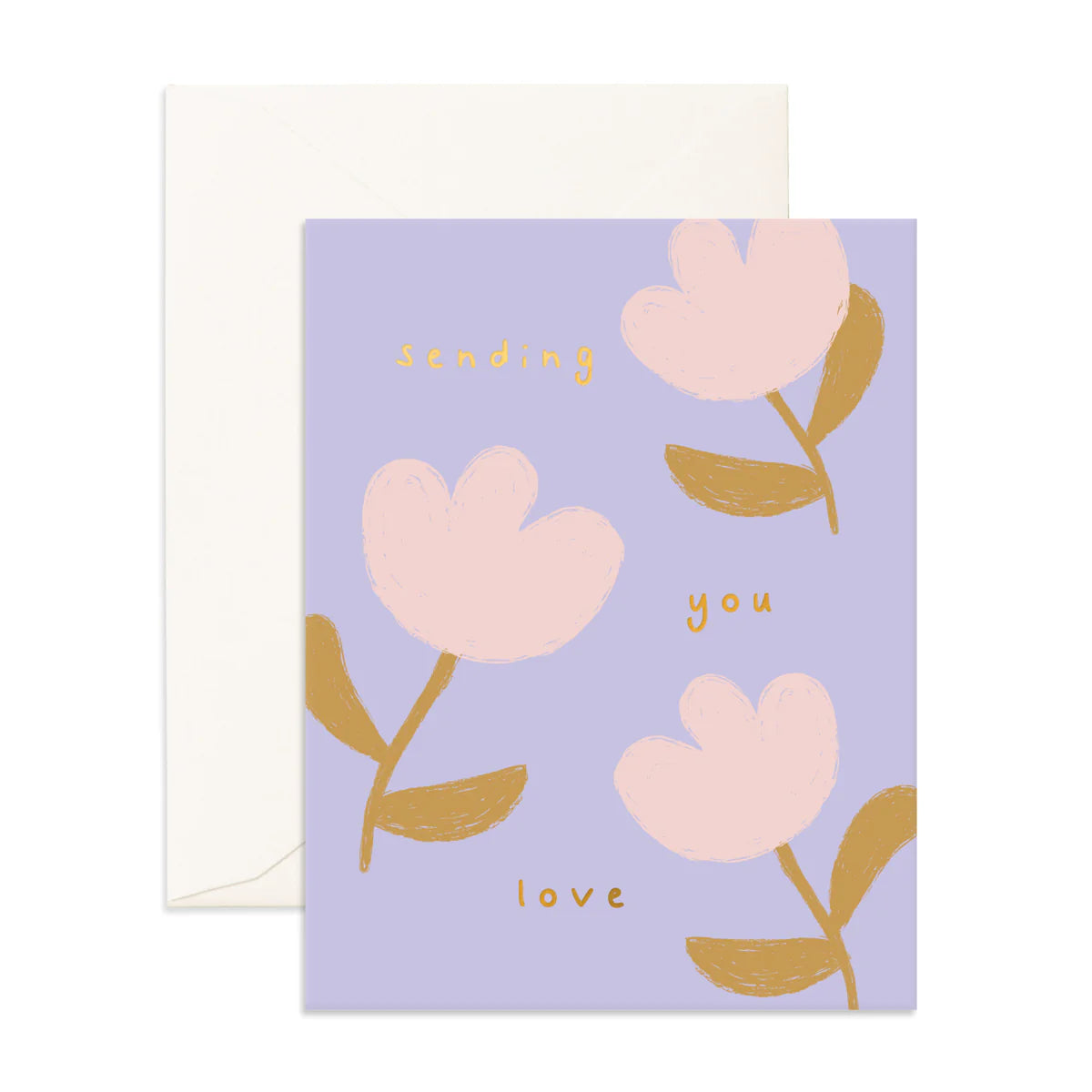 Sending Love Tulips - Greeting Card