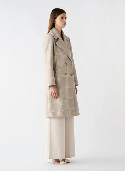 Edition Coat - Cream Check