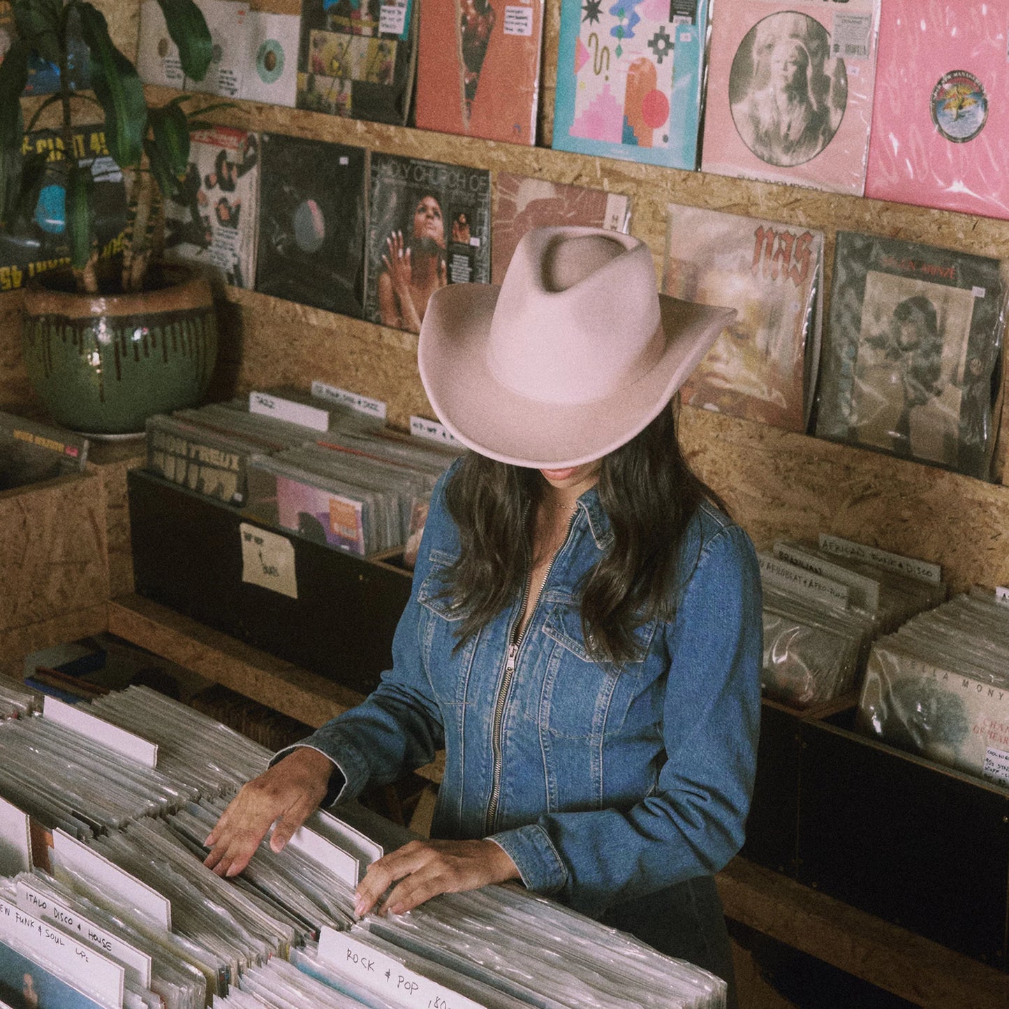 Stevie Wool Felt Cowboy Hat in Oatmeal