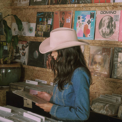 Stevie Wool Felt Cowboy Hat in Oatmeal