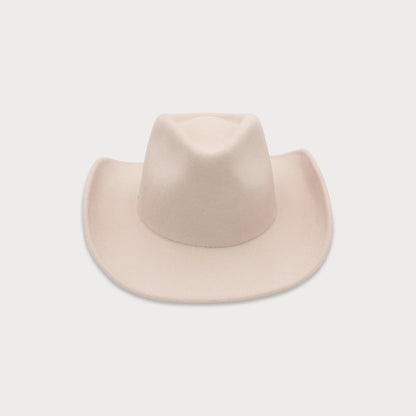 Stevie Wool Felt Cowboy Hat in Oatmeal