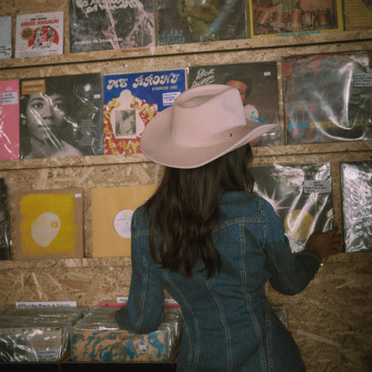 Stevie Wool Felt Cowboy Hat in Oatmeal