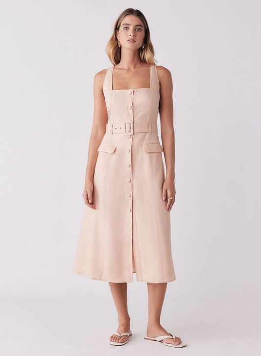 Portsea Dress - Peach