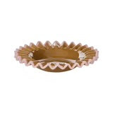 Sigrid Frill Dish - Large - Mustard/Pink