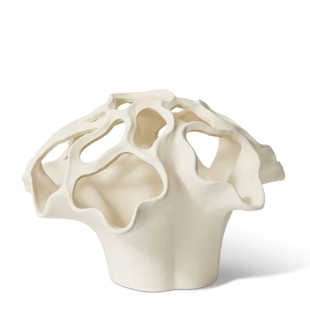 Flora Vessel - Ivory - 42 x 42 x 31 cm