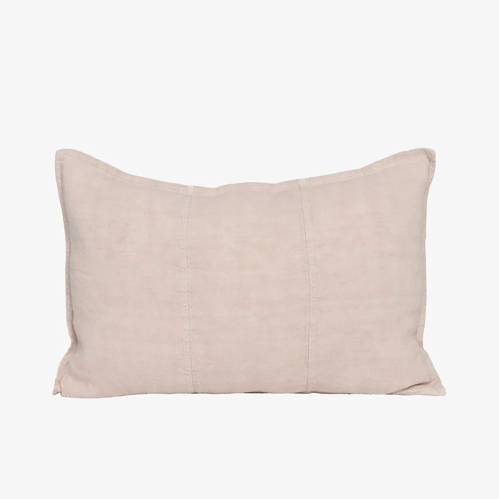 Luca Linen Cushion - 40 x 60cm - Soft Lilac