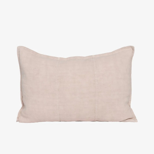 Luca Linen Cushion - 40 x 60cm - Soft Lilac