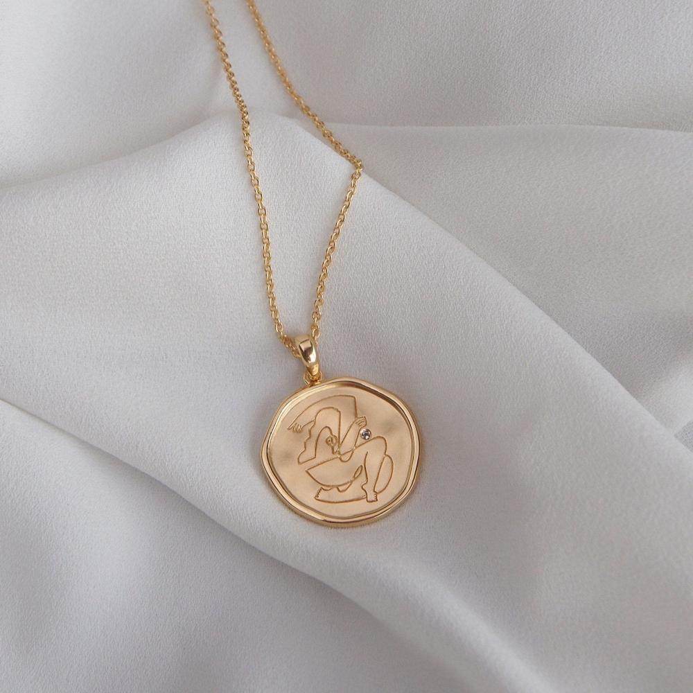 Empowerment Necklace 18KT Yellow Gold