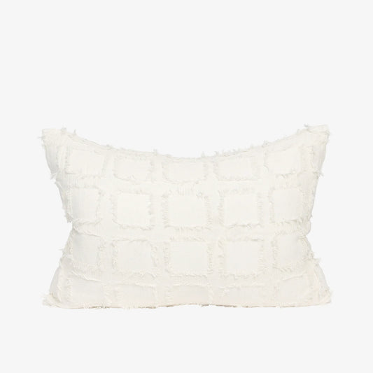 Bedu Cushion - White - 40 x 60 cm
