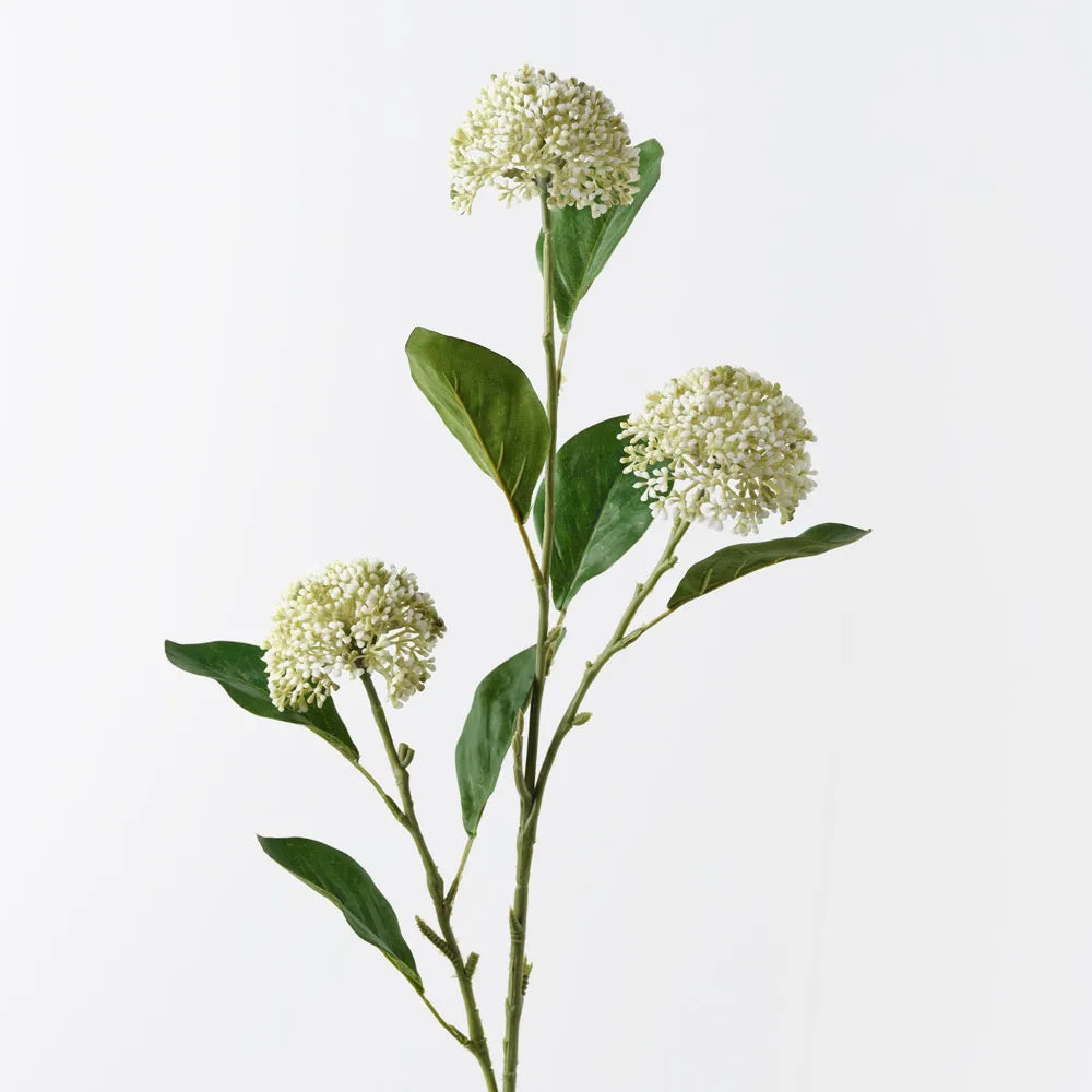 Allium Spray - White - 76cm