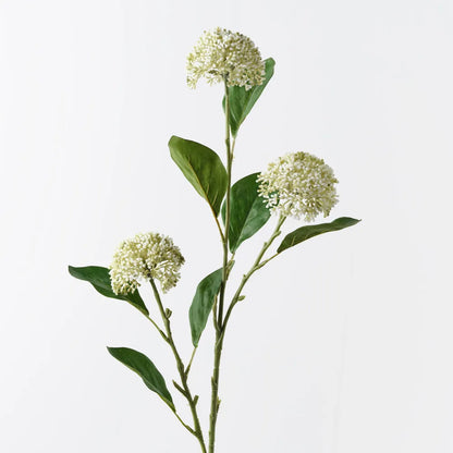 Allium Spray - White - 76cm