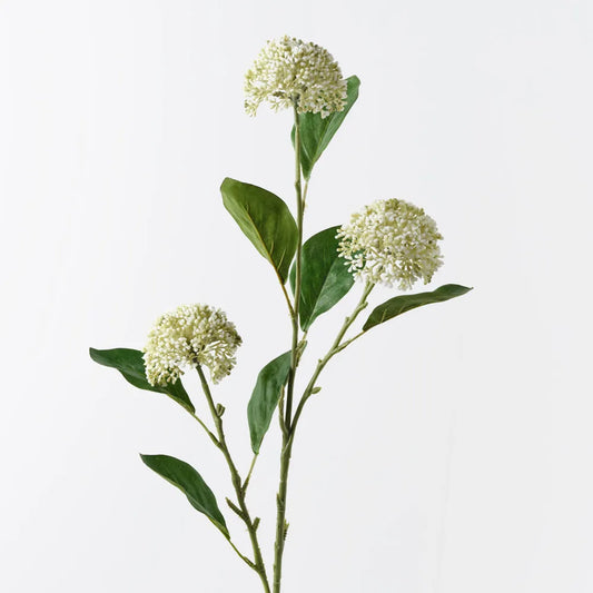 Allium Spray - White - 76cm