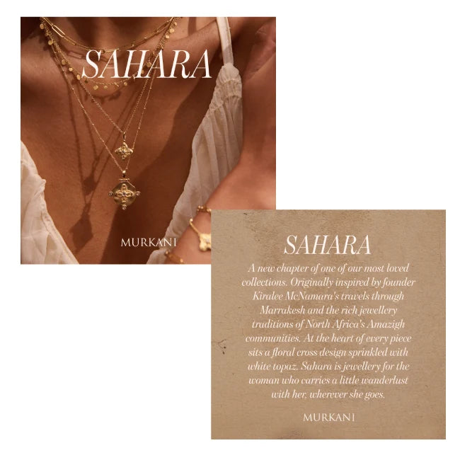Sahara Large Pendant Necklace - Silver
