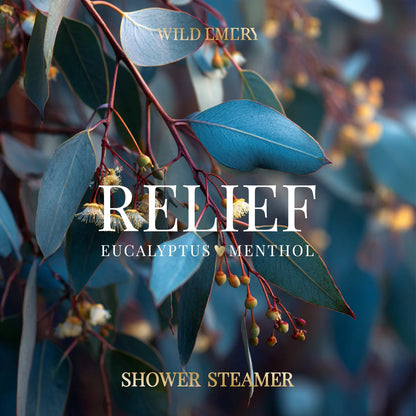 Wild Emery Shower Steamer - Relief