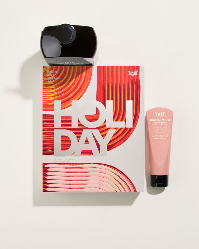 Leif Limited Edition Holiday Hand Duo - Small  - Buddha Wood
