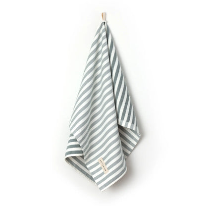 Between The Lines Tea Towel - Matcha