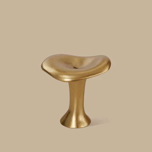 Mushroom Incense Burner - Gold